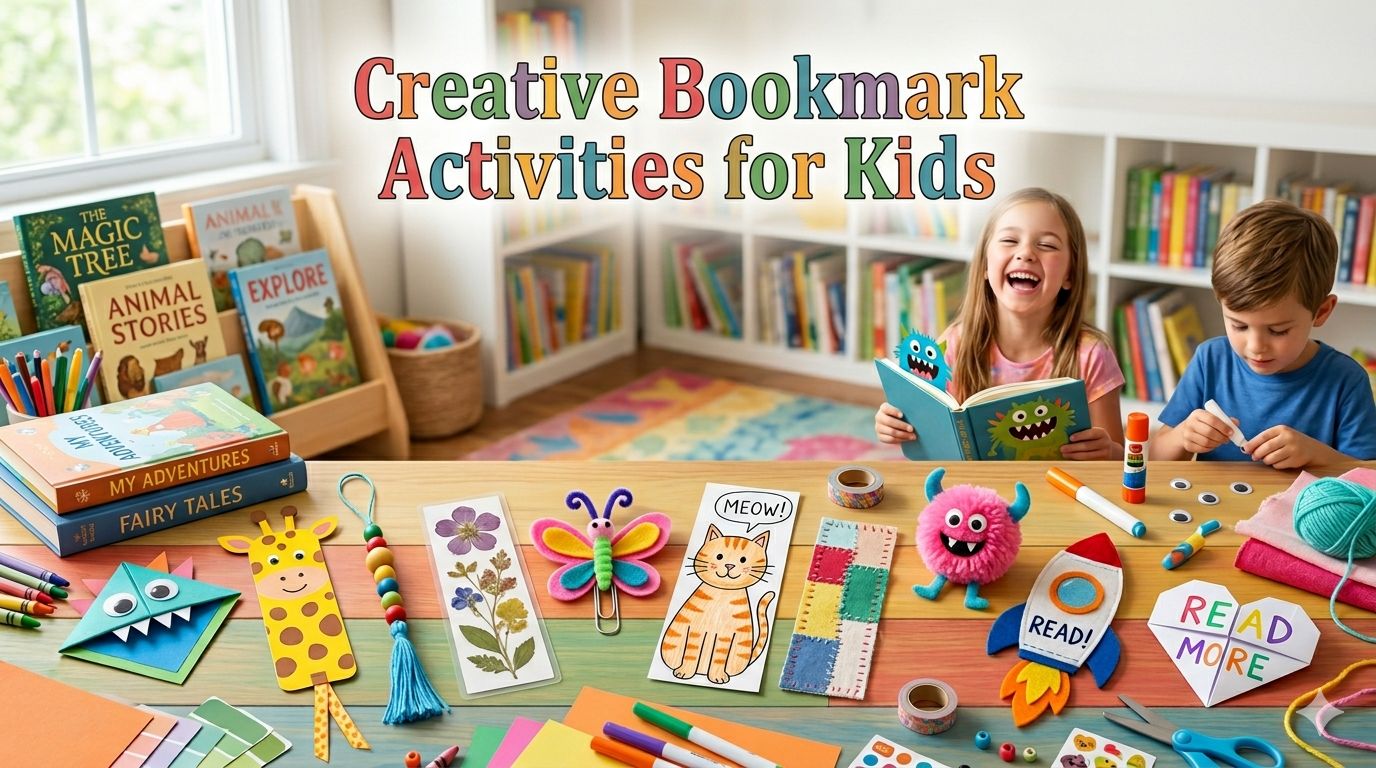 10 Creative Bookmark Activities for Kids: DIY Fun That Brings Reading to Life